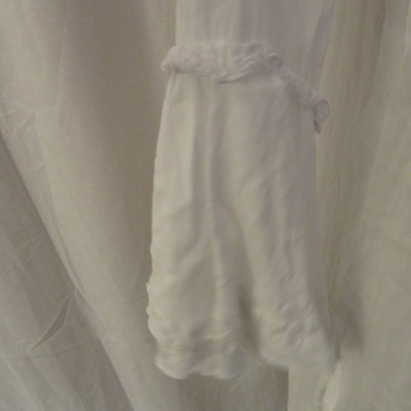 ST. BARTHS WHITE 3/4 SLEEVE BOHEMIAN TUNIC SZ S/M - Picture 6 of 7